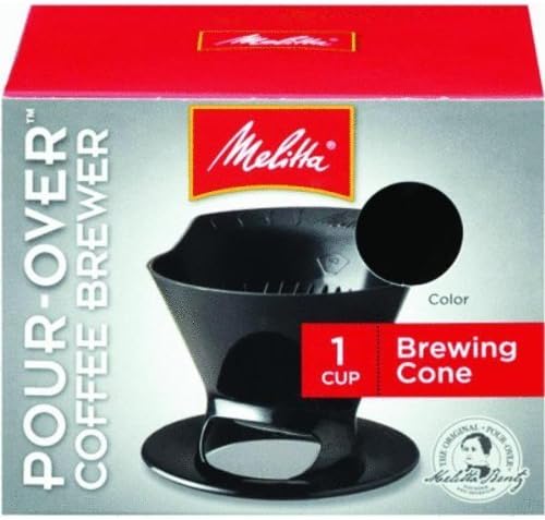 Melitta%2b64007%2b1%2bCup%2bBlack%2bPour-Over%2bCoffee%2bBrew%2bCone