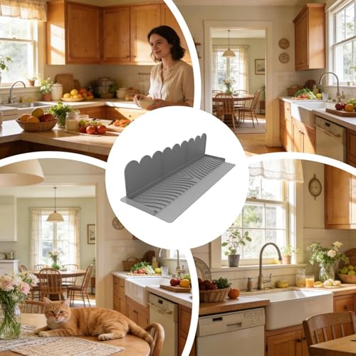 Protector contra salpicaduras de silicona apto para el fregadero de apartamentos 6
