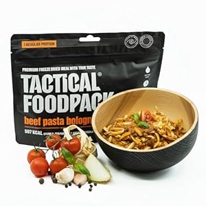 Tactical Foodpack Spaghetti Bolognese Gefriergetrocknete Mahlzeit