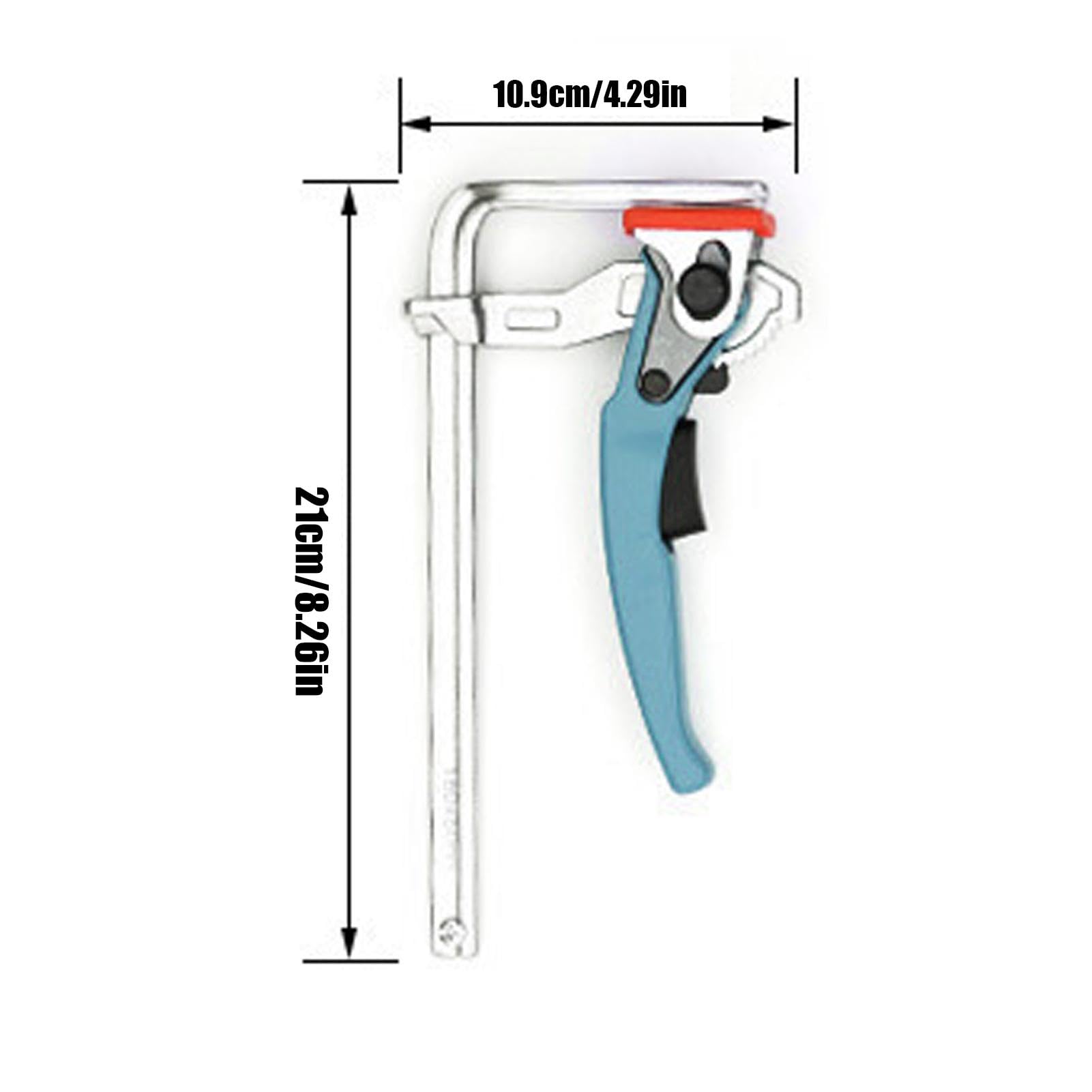 Morsetti a presa rapida, strumento per la lavorazione del legno da tavolo, utensili da tavolo MFT, morsetti per rapida in acciaio legato, morsetto a F per la maggior parte dei falegnami | utensili da tavolo MFT, morsetti per rapida in acciaio legato, mors