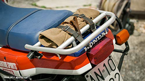 Porta attrezzi moto borsa rotolo canvas