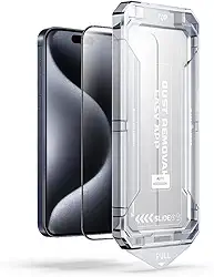 Kit 2 Película 3D Vidro com Aplicador para iPhone (Todos os Modelos) – Anti Impacto, Resistência Premium e Proteção SafeCare – Compatível iPhone 16 Pro Max Premium® (14 Pro Max)