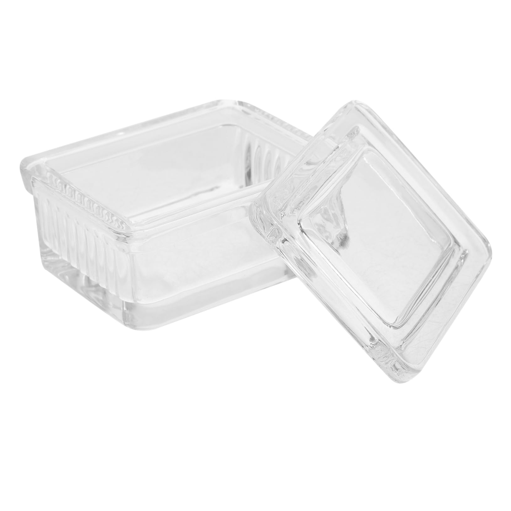 FUNOMOCYA High Transparency Glass Staining Jar 10 Slide Rack Easy to Use Staining Holder Corrosion Proof