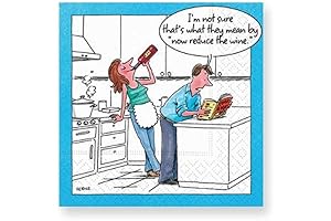 Design Design Reduce The Wine Funny Cocktail Napkins for Adults