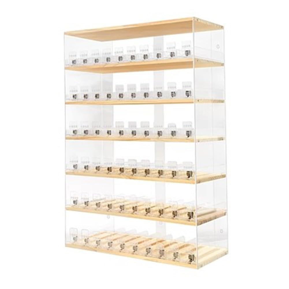 Estantes de exhibición de tiendas y estante de vitrina de cigarrillos acrílico para pared