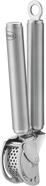 Rösle 12895 Rosle USA Garlic Press, Stainless Steel 18/10, Silver