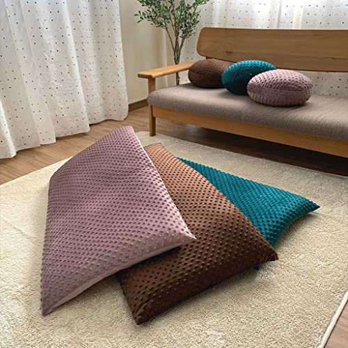 金鵄 長座布団 60×110 ごろ寝 ボア (ポコポコ ティールグリ
