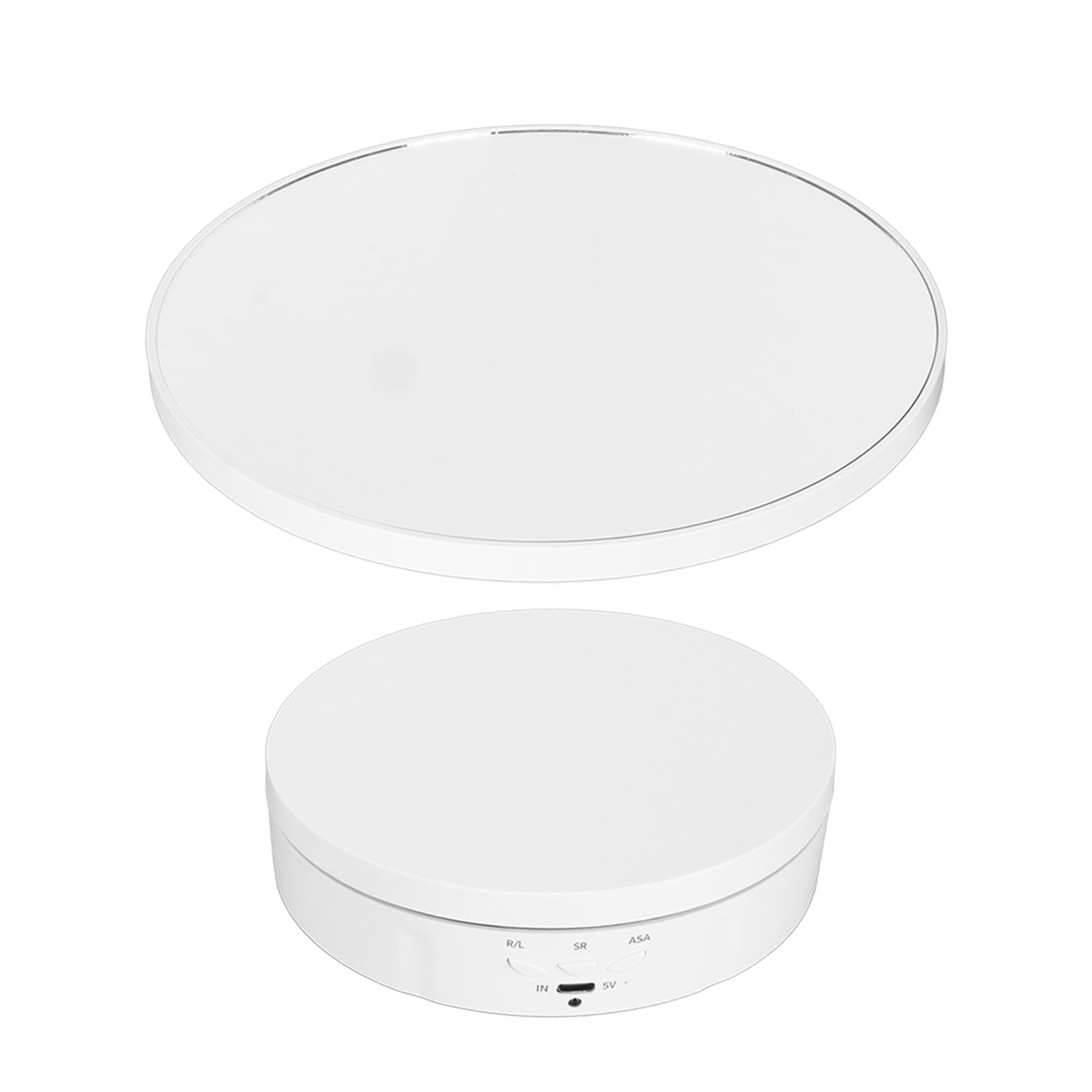 Qcwwy Supporto Rotante Automatico 2 in 1 Piattaforma Girevole 360 Gradi