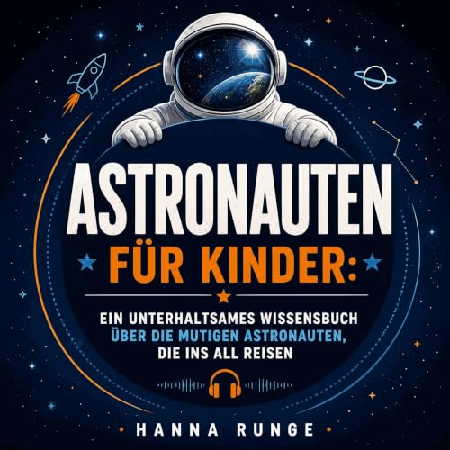 Astronauten f&uuml;r Kinder: Ein unterhaltsames Wissensbuch &uuml;ber die mutigen Astronauten, die ins All reisen Titelbild
