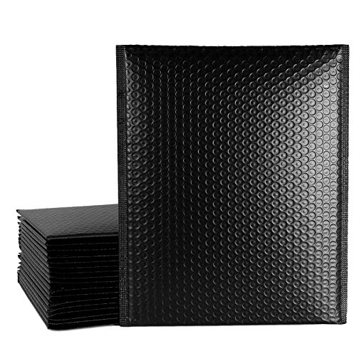 Starvast Luftpolsterumschläge, 254 x 330 mm, wasserdicht, Schwarz Cover