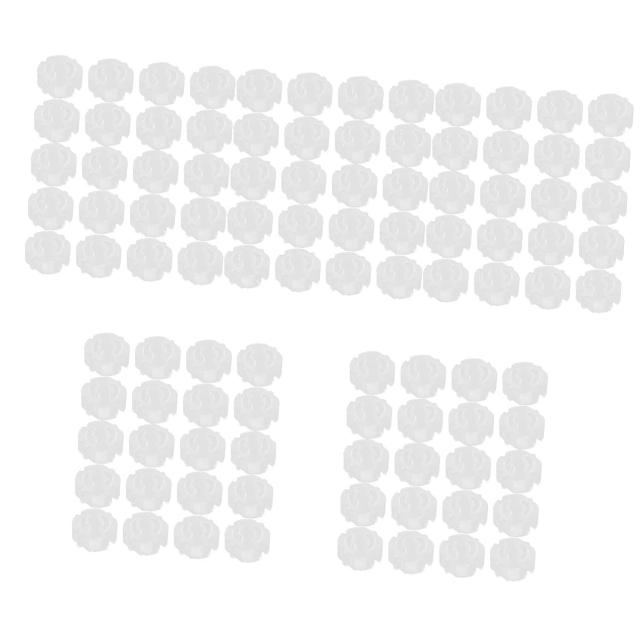 VICASKY 100piezas De Enchufe Transparentes Para Cubiertas De Seguridad Para Enchufes De Protección Infantil Fáciles De Instalar Protección Efectiva Para