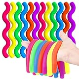 BUNMO Stretchy Strings 12pk Mini | Calming Monkey Stretch Noodles | String Noodles | Sensory Fidget