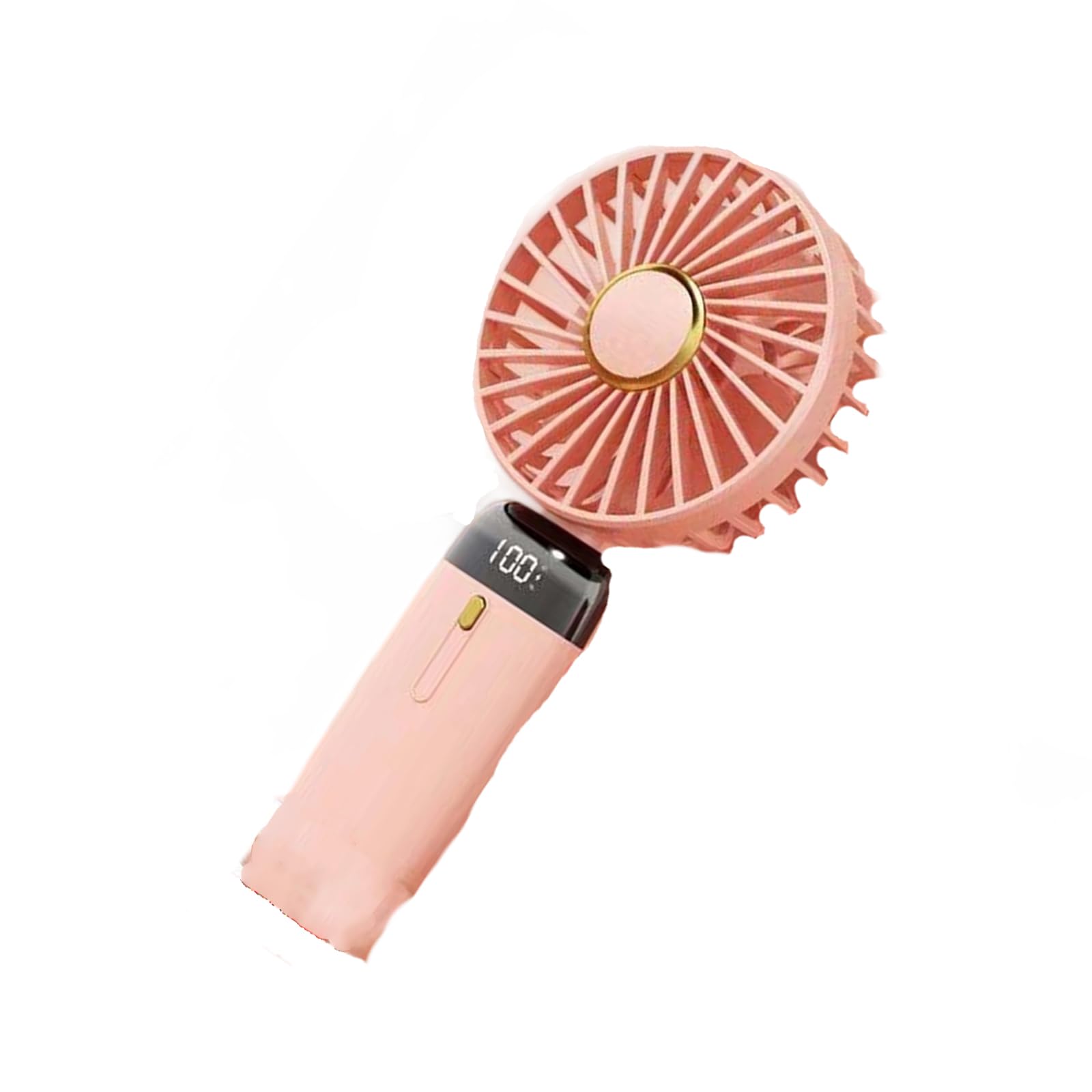KieTeiiK Handheld Fan with 5 Adjustable Speed Quiet USB Rechargeable Desk Fan for Indoor Outdoor Use Birthday Holiday Desk Cooling