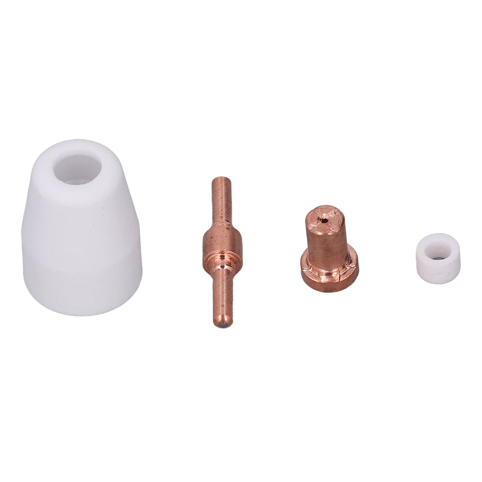 Materiały eksploatacyjne dyszy cięcia plazmowego 110 szt. części do przecinarek plazmowych, elektrody, dysze, kubki ceramiczne, gaz do Cut40, Cut50, PT31, LG40