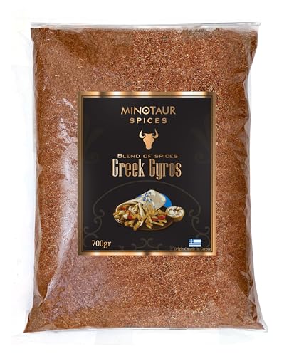 Minotaur Spices | Greek Gyros Gewürz 700 g | Gewürzmischung für Schweinefleisch im Beutel