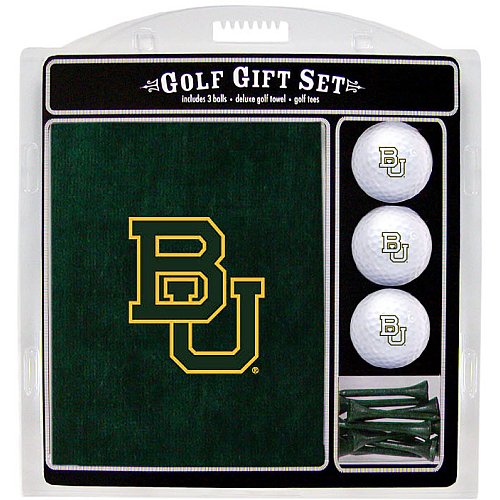 Team Golf NCAA Baylor Bears Gift Set Embroidered Golf Towel, 3 Golf Balls, and 14 Golf Tees 2-3/4 Inch Regulation, Tri-Fold Towel 16 x 22 Inches & 100% Cotton โ image 1