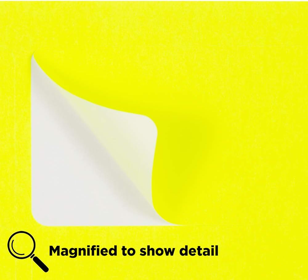 JAM PAPER Shipping Address Labels - Standard Mailing - 2 x 4 - Neon Fluorescent Yellow - 20 Packs of 120
