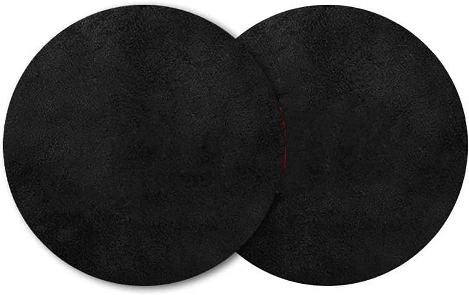 Car Coasters 2pcs Car Coaster For JAC For Vapour For Refine For J3 J2 S5 For A5 J5 J6 J4 Vapour S2 T8 Water Cup Mat Anti-Slip Pad Car Cup Holder Coaster(Black-2PCS)