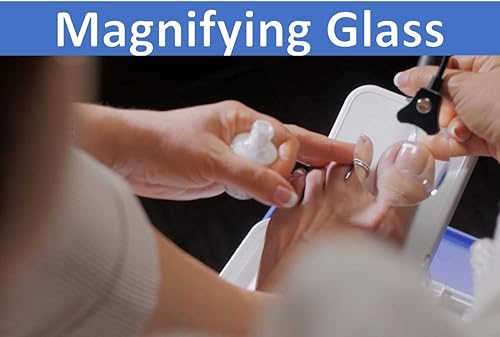 Miniatura 6 de Stedi Pedi Pro - Kit profesional de pedicura para el hogar, incluye lupa iluminada, ventilador de secado y luz de tareas, pinte las uñas con