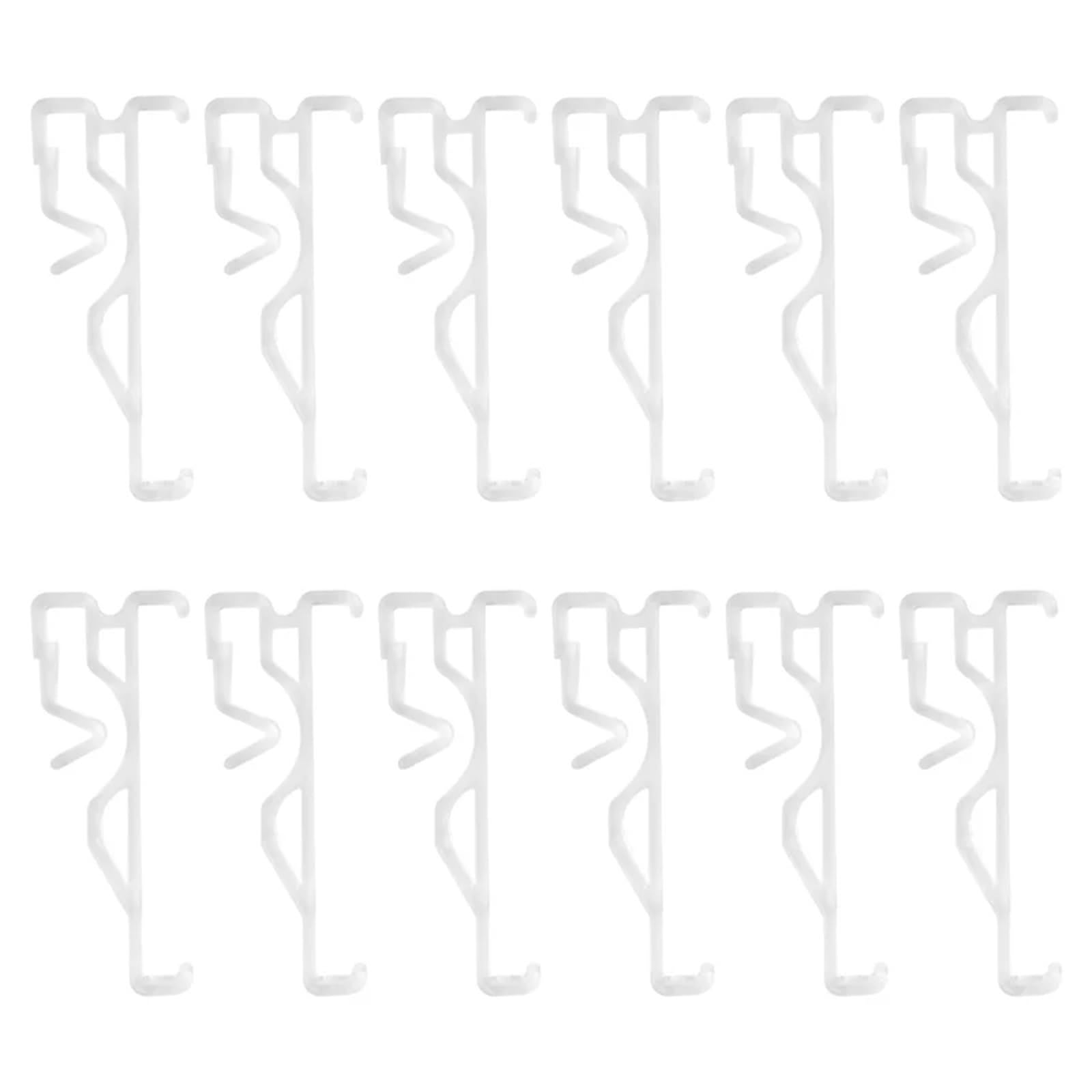 30Pcs Clear Plastic Valance Clips For Blinds Window Blind For Horizontal