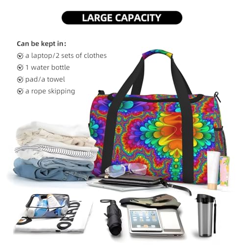 Bolsa de viaje impermeable y plegable de gran capacidad para gimnasio y natación 6