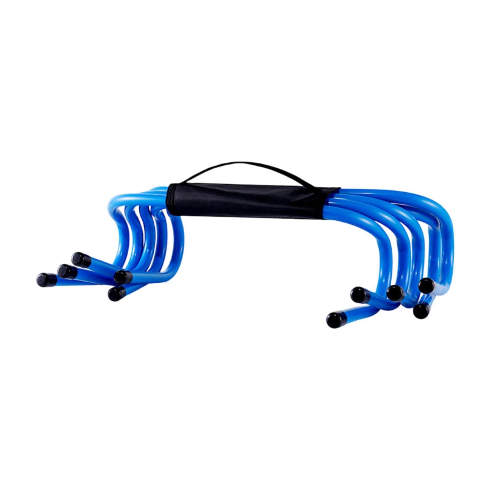 rockible 5X Agility Training Hurdles Physical Training Equipment, Physical Training Barrier for Track & Field Beginner Athletes Soccer Basketball Practice, Blue