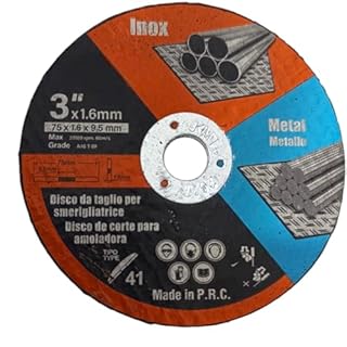 6 Dischi da Taglio 75 mm Ferro Metallo Acciaio per Smerigliatrice Angolare, 75mm, 1,6x9,5mm ultra sottili Disco Flessibili 6 Pezzi