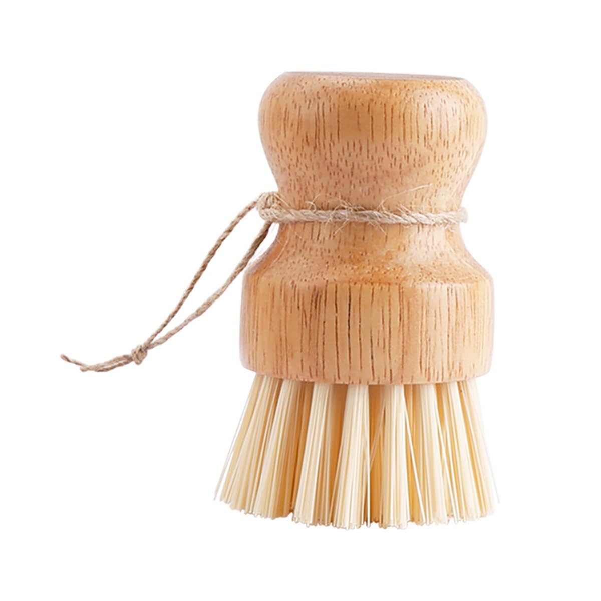 3 Spazzole Per Piatti In Bambù Naturale – Setole Rigide, Manico Ergonomico, Per Pentole, Verdure, Lavello, Pulizia Cucina E Bagno