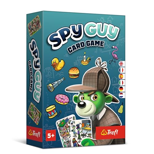Trefl - Spy Guy Juego de Cartas - Juego cooperativo de