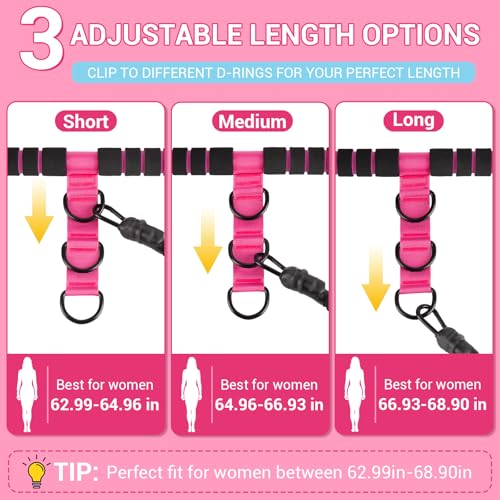 Image of Adjustable Pedal Resistance Band with Handle, Poster, Carry Bag and 2 Tube