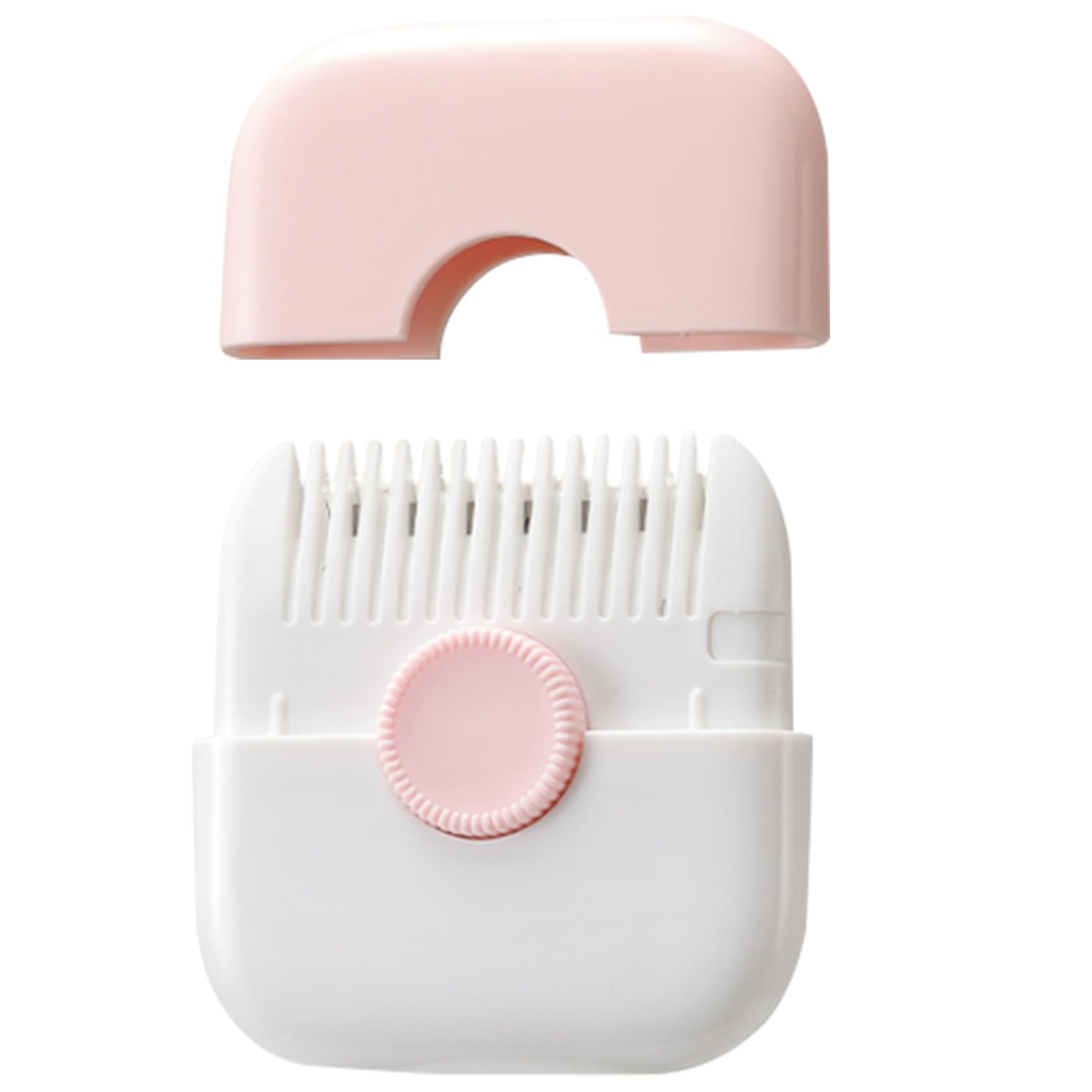 Split Ends Hair Trimmer Split End Trimmer for Women 2 in 1 Mini Portable Cute Hair Brush Detachable Dustproof Knob Adjustable Stainless Steel Slicer Hair Clipper, Type 1