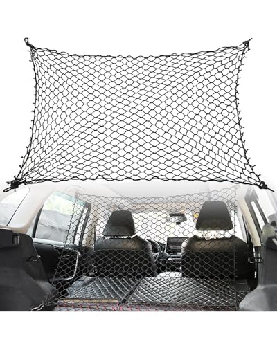 Filet de barrière pour voiture extensible avec crochets pour un habitacle ordonné et sécurisé