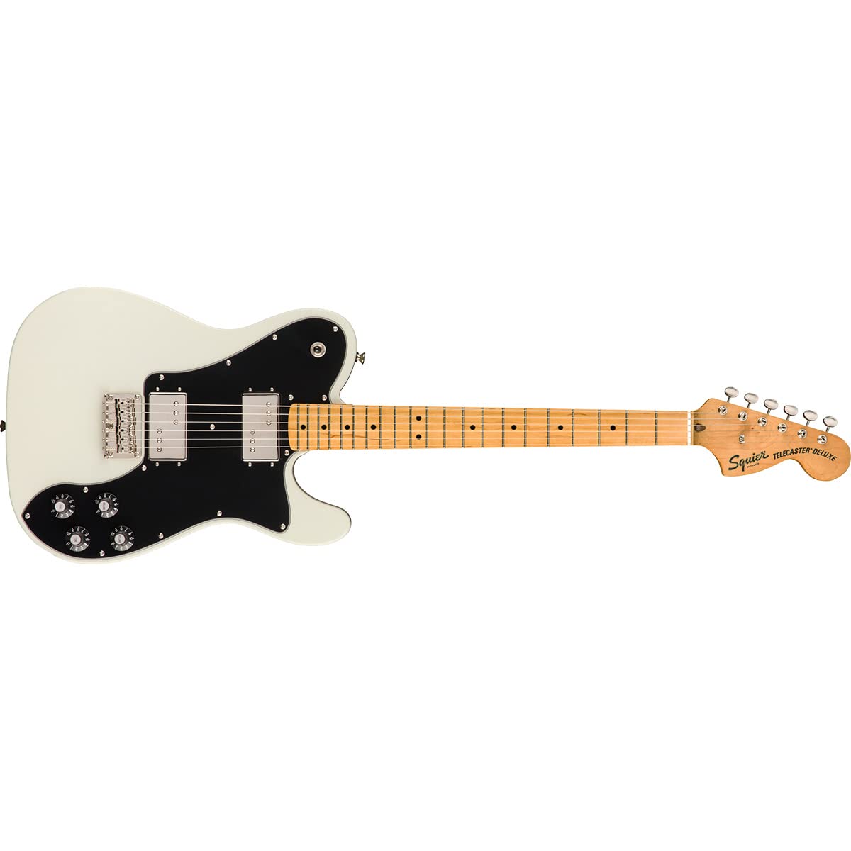 Squier テレキャスター ホワイト Squier by Fender Classic Vibe '70s Telecaster Deluxe Maple
