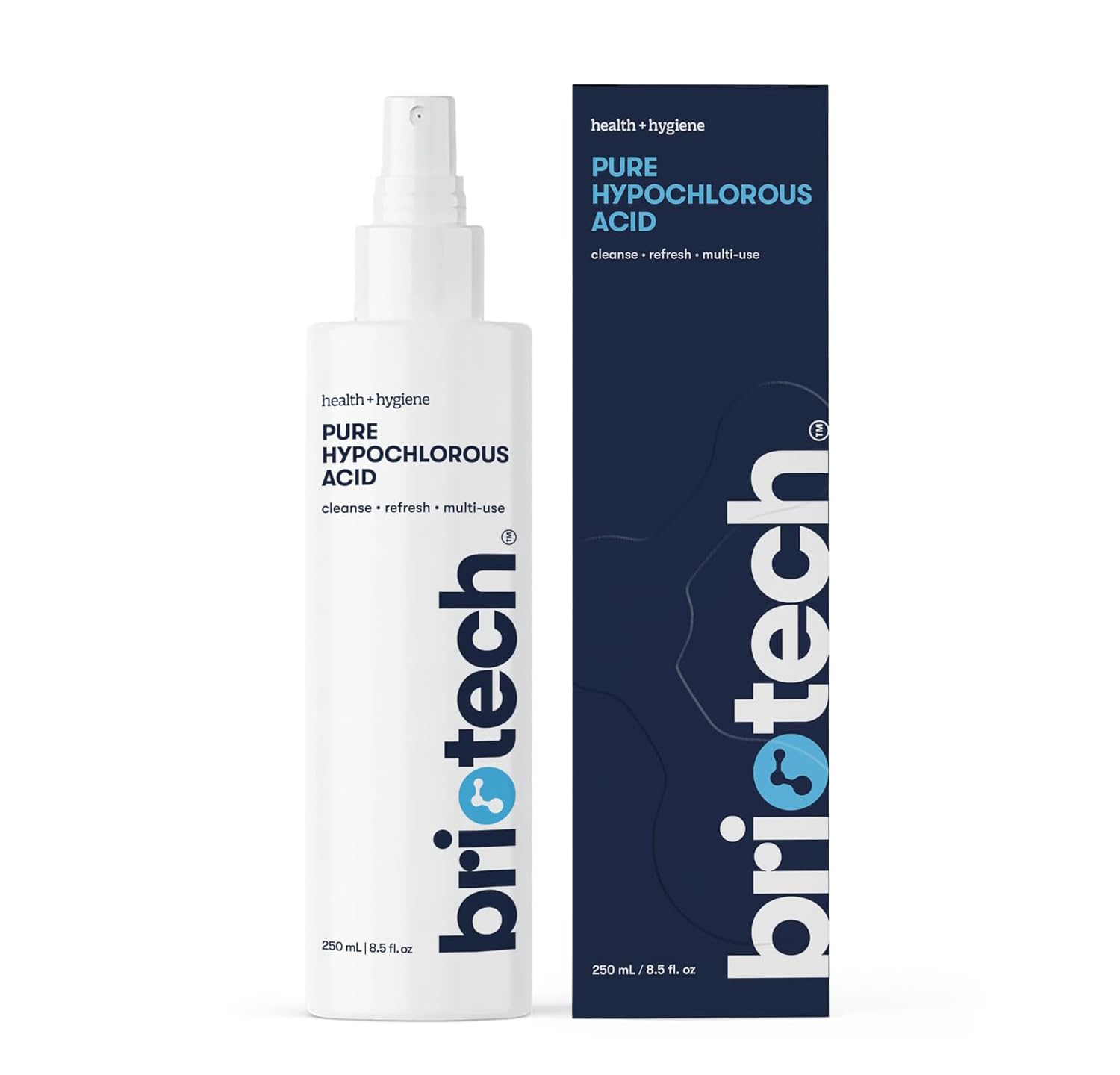BRIOTECH Pure Hypochlorous Acid Cleanser, Multi-Use HOCL, 8.5 oz
