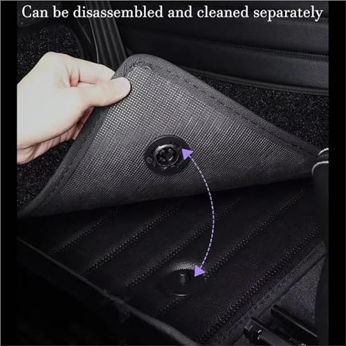 Tapis de sol en cuir imperméable Hyundai Sonata moquette auto