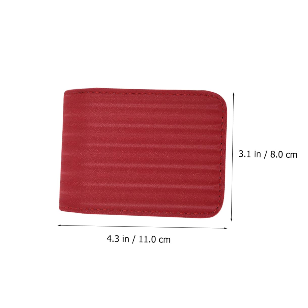 FRCOLOR 3 Pz mini borsa per rossetto makeup bag make up bag borsa cosmetici kit make up per rossetto femminile portamonete astuccio per del pu rosso