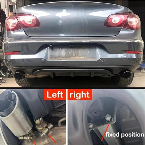Buse d'échappement VW CC 2009-2018 embout noir pour masquer la rouille