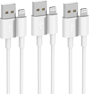 iPhone Charger Cable,Peapolet Lightning Cable [Apple MFi Certified] USB to Lightning Cable Fast Charging Cable for iPhone14 13 12 11 Pro Max XS XR X 8 7 6 Plus 5 iPad and iPod(3.3ft+3.3ft+3.3ft)