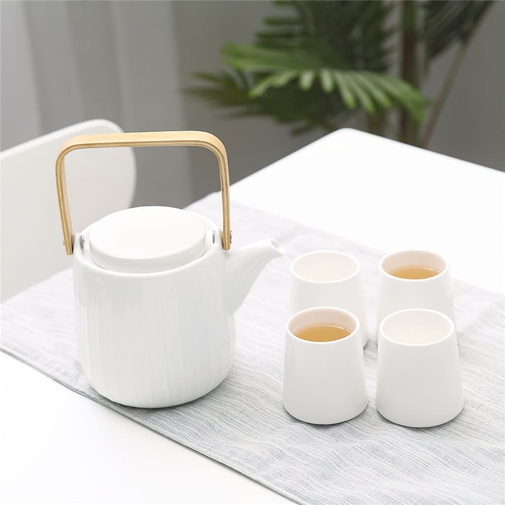 Amazon.co.jp: YQBUER プレーンホワイトセラミックコーヒーティー 