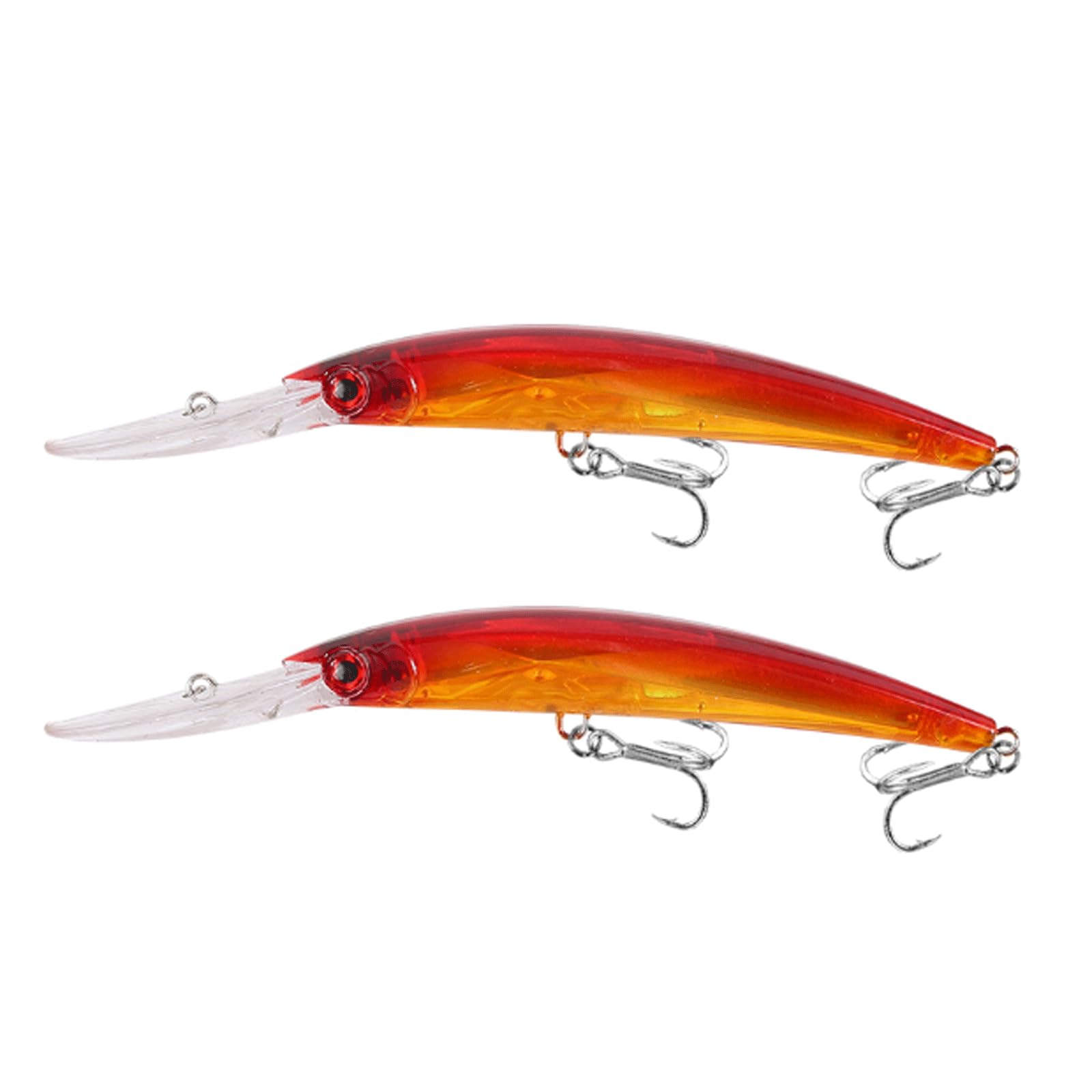IvyLoutish Fishing Lure Bait 2 Pcs Trolling Wobbler Fishing Baits 17cm 24g Big Crankbait Artificial Bait Fishing Tackle Fishing Tackle