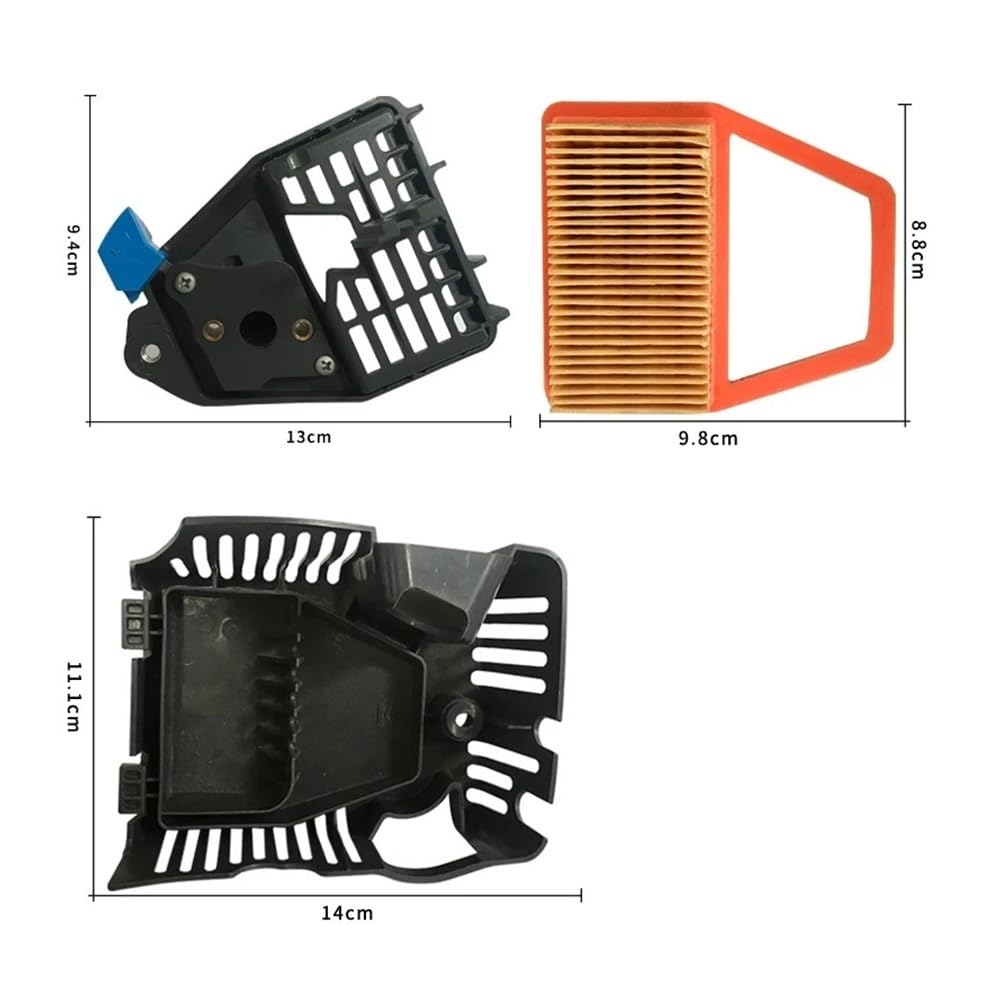 Filtro dell'aria completo adatto for OLEO-MAC OM36 OM43 for SPARTA 36 43 EFCO EF3600 EF4300 decespugliatore supporto coperchio coperchio combinato kit