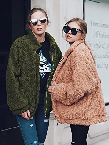 image for PRETTYGARDEN Women's Fashion Winter Coat Sherpa Fleece Faux Fur Shearl