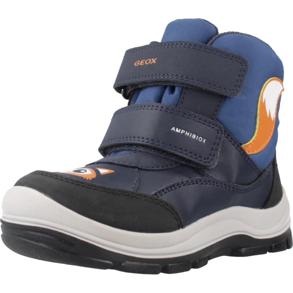 Geox Baby FLANFIL BOY B ABX Snow Boot, Navy/DK AVIO, 4 UK Child