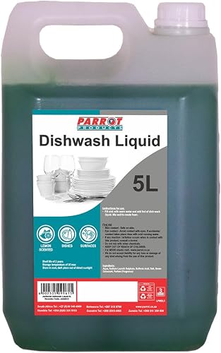 Parrot Products Janitorial Dishwashing Liquid, 5 Litre