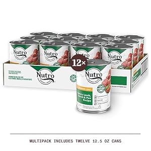   NUTRO-PREMIUM-LOAF-Adult-Natural-Grain-Free-Wet-Dog-Food-Savory-Lamb-Carrot-Pea-Recipe-12-Pack-of-125-oz-Cans