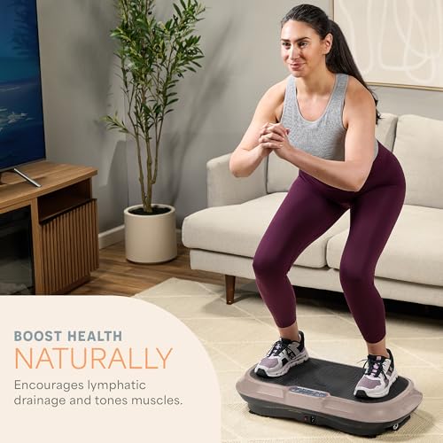 Image of Lifepro Waver Vibration Plate Exercise Machine - High-Intensity Vibration Plate for Lymphatic Drainage - Full-Body Workout Vibrating Platform with Loop Bands - Fitness Equipment for Strength & Toning