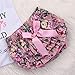 Honykids 3PCS Newborn Baby Girl Romper Jumpsuit Bodysuit +Pants Shorts+Headband Outfit Set