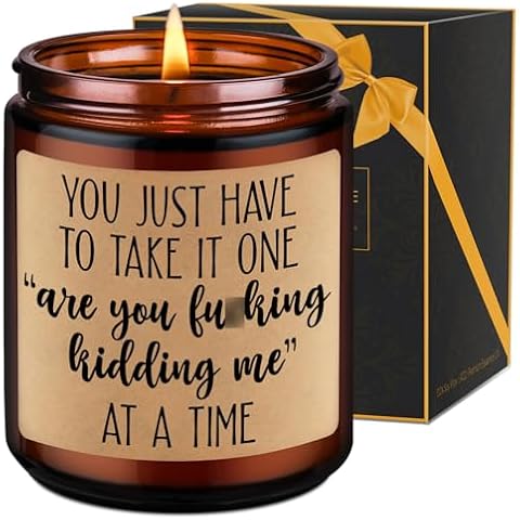 LEADO Candles - Boss Gifts, Coworker Gifts for Women, Men - Funny Valentines Day Gifts for Coworkers, Best Friend, Mom - Work, Birthday Gifts for Coworkers Female, Male, Boss Lady, Employee Cover