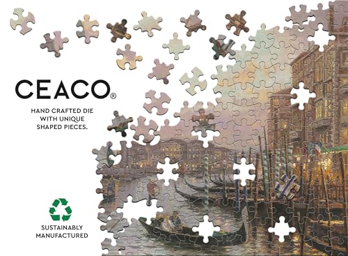 Rompecabezas Ceaco - Thomas Kinkade - Venecia - 1000 piezas - Actividad relajante y divertida para adultos miniatura 6