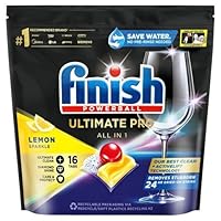 Finish Ultimate Pro Lemon Sparkle Dishwashing 16 Tablets